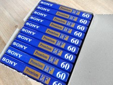 10 x SONY EF 60 PREMIUM TYP I AUDIO LEERKASSETTEN MC TAPES JAPAN NEU OVP VINTAGE