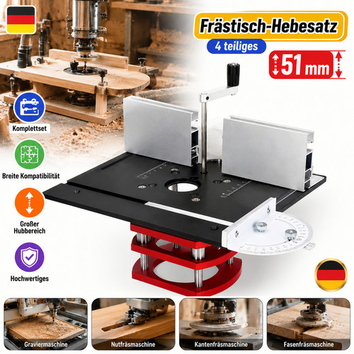 Frästisch hubvorrichtung - frästisch,
