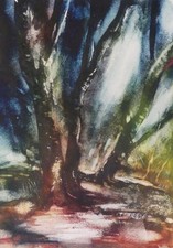 aquarell, original, signiert