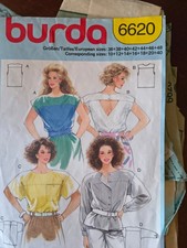 Burda Schnitt 6620 Damen Bluse