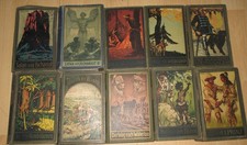 10 Bände Karl May Radebeul Fehsenfeld  Surehand Wüste Waterloo Pfaden Oelprinz