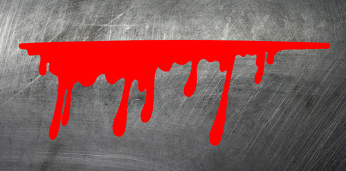 Aufkleber blut blood auto - blut,
