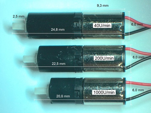 6mm micro getriebemotor - 6mm, mit
