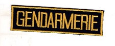 Uniform Aufnäher Patch Gendarmerie  Polizei 