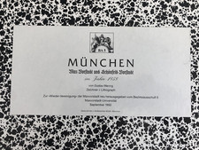 Stadtplan:   München Maxvorstadt 1992 aus  topografischen Atlas von 1858