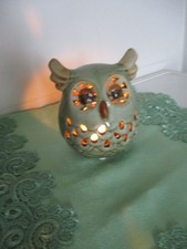 Windlicht Eule Keramik