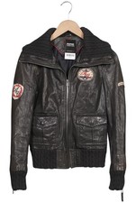 ARMA Jacke Damen Anorak Jacket Kurzmantel Gr. EU 34 Leder Baumwolle ... #qqffoe3