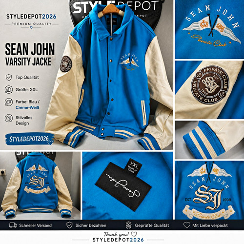 Sean john collegejacke varsity - john,