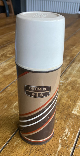 Thermoskanne braun muster cm - braun,
