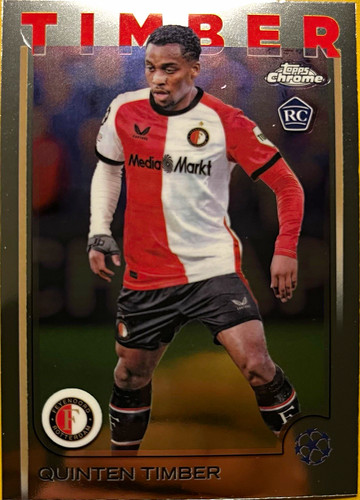 Topps chrome quinten timber - topps,
