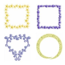 Stanzschablone geprägte