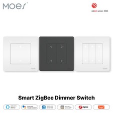 MOES ZigBee 1/2/3 Wege Smart Dimmer Lichtschalter Dimmschalter Alexa Google App