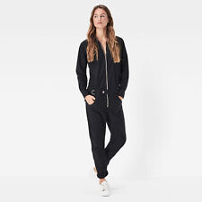 G-Star Damen Jumpsuit Raw Utility Zip Boiler Suit Relaxed Fit Black Größe