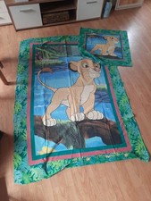 Der König der Löwen Wende Bettwäsche  2tlg 135x200cm  80x80cm Vintage 90er Jahre