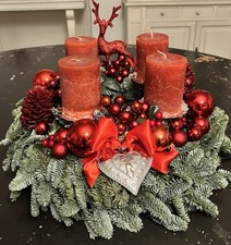 Frischer Adventskranz 45 cm