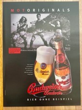 Budweiser Budvar Bier Original 1998 Vintage Advert Werbung Werbeanzeige
