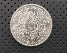 10 DM BRD 1999 D  Silber "50