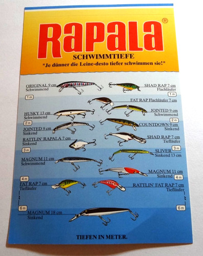 Werbe aufkleber rapala fishing - werbe-aufkleber,