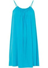 Neu Jerseykleid aus nachhaltiger Viskose Gr 40/42 Karibikblau Damen Shirt-Kleid