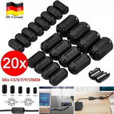 20er Klapp-Ferrit Filter Mantel Strom Ferritkern Entstörung Für - 3mm~13mm Kabel