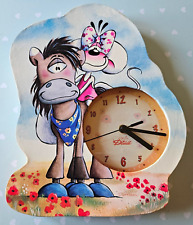 Diddl Galupy Wanduhr - Funktioniert - Zum Aufhängen Diddlina Pferd Maus