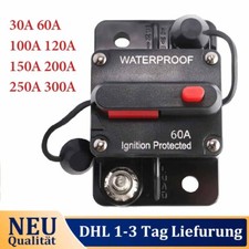 30-300A Sicherung Automat Automatik Schalter 12V/48V Auto KFZ LKW Leitungsschutz
