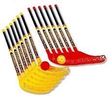 Fun Hockey Schläger Spar Set mit 12 Schlägern und 12 Bällen Funhockey
