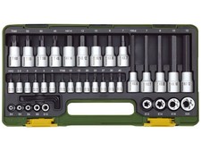 PROXXON Spezialsatz für TX- und Innensechskantschrauben, 23290, 1/4" + 1/2"
