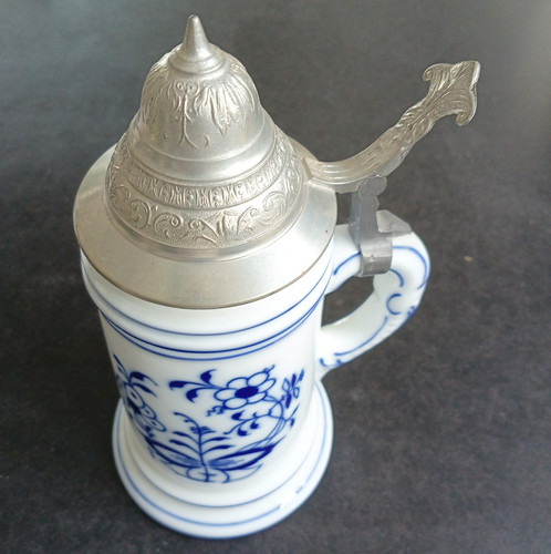 Porzellan bierkrug mit - bierkrug,