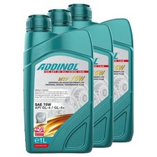Getriebeöl ADDINOL 75W Multi Transmission Fluid 75 W 3 X 1 Liter für VW Passat
