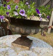 Vase Vasen Blumentopf Garten Steinvase Gußvase Pflanzgefäß Henkelvase Gartenvase