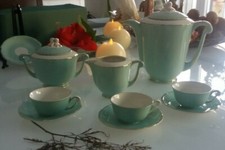 Kaffeeservice, CERANORD ) 12  edle ART DECO Teile