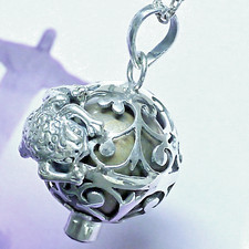 925 Silber  Klangkugel