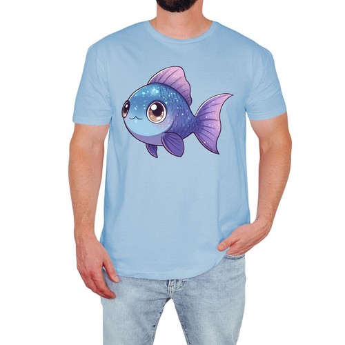 Süßer fisch herren shirt - süßer,