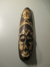 Afrikanische Maske, Wandmaske, Dekoration, Holz. Höhe ca. 50 cm.