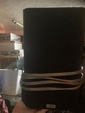 Heco Mythos 300 Lautsprecher Boxen 2way Bassreflex. Schwarz Top Zustand