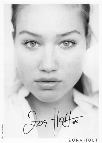 Zora holt originalautogramm - zora,