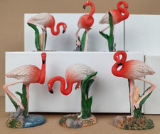 6x Flamingo Deko Figur