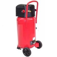 DRUCKLUFT KOMPRESSOR 2PS 50L 10BAR STEHEND LUFTKOMPRESSOR 230 V ölfrei 40306