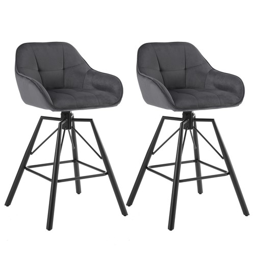 Barhocker 2er set drehbar - set,