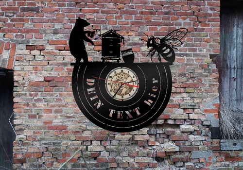 Uhr wanduhr uhren imker - wanduhr,