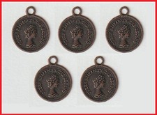 ❤ 5 kleine kupferfarbene