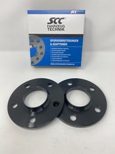 30mm 2x15mm SCC Spurverbreiterung für Audi 5/112 66,6 schwarz Distanzscheiben