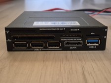 Icy Box IB-864-B 3,5" Multi Slot Kartenleser mit eSATA inkl. Montagezubehör