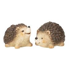 2 Stück Igel Figuren H 10,5