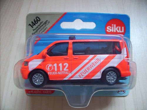 Siku multivan t5 - multivan, feuerwehr