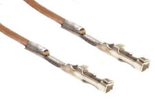 Jumper Wire Cable 2x 2.54mm 1-Pin Crimp Socket Contact Brown Dupont Kabel 50cm