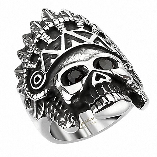 Biker rocker ring apache - biker,