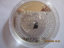 ecu münzen silber Andorra