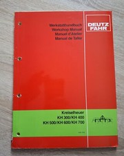 Deutz Fahr Heuwender Werkstatthandbuch